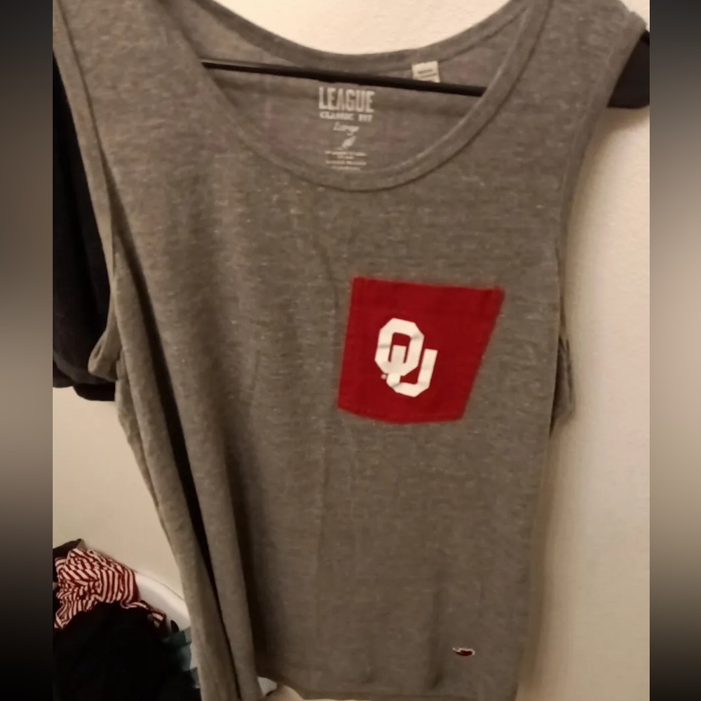 Oklahoma University Gray Tank Top Size L Large